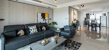 义乌长方形客厅如何装修?