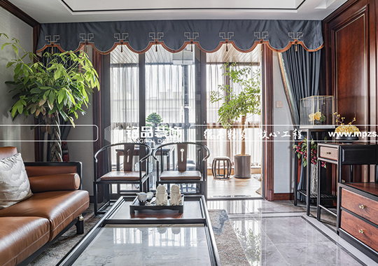 义乌-杨加玉145㎡四居室装修-新中式风格装修案例效果图