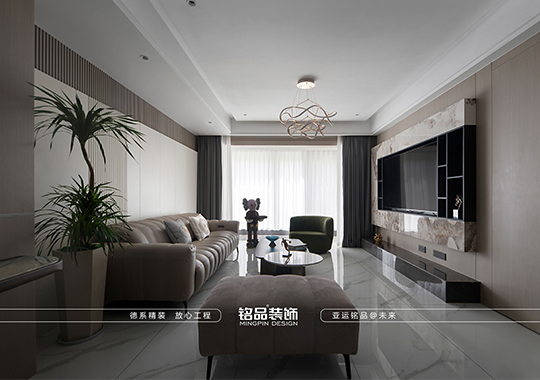 义乌紫荆樾府225m²现代风格-跃层装修-三室两厅装修案例