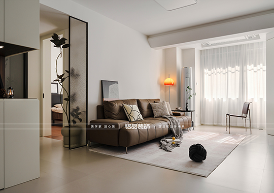 义乌装修现代极简风格 105m²三室两厅装修案例	