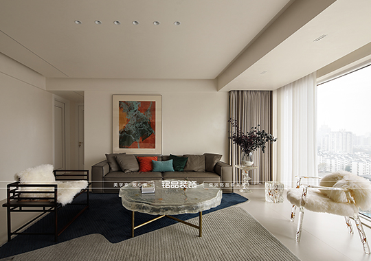 义乌装修现代风格 120方三室两厅装修案例