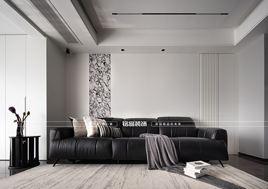 义乌装修黑白灰 139m²四室两厅装修案例	